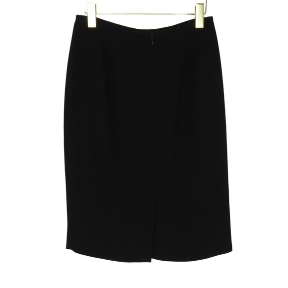 Calvin Klein High Rise Black Pencil Skirt Professional Suit Skirt Size 2 XS - Picture 4 of 6